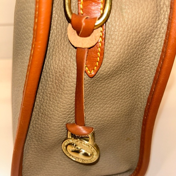 Dooney & Bourke Tan and Brown Leather Tote - Picture 16 of 16